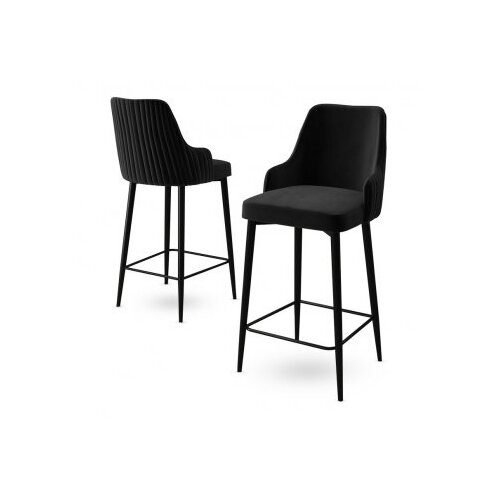 Hanah home set 6 barskih stolica enox black Slike