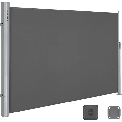 Songmics Stranski senčnik 160 x 350 cm antracit, GSA165G02, (21073833) Cene