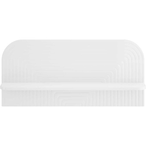  Zidna polica 2 kom. Bijela visokog sjaja 80,5 x 13,5 x 37,5 cm Slike