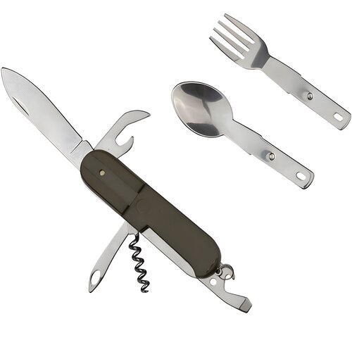  Outdoor vi&amp;scaron;enamjenski nož 7u1 - Zelena KP40796 Slike