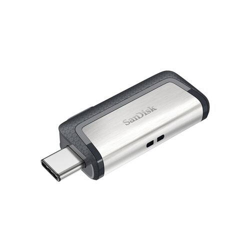 Sandisk USB pomoćna memorija Smartphone/tablet Ultra&amp;reg; DualDrive Srebrna 128 GB USB 3.0, USB-C&amp;trade; Slike