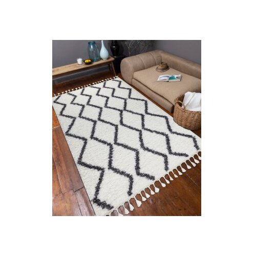 Conceptum Hypnose Tepih 0420A White Anthracite 120 x 180 (932ELT2091) Cene