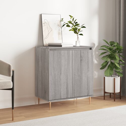vidaXL Komoda siva sonoma 60x35x70 cm inženirski les Cene