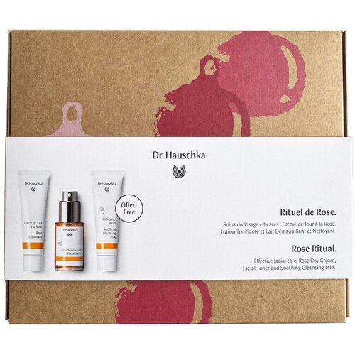 Dr. Hauschka Set Ritual ruže Krema, 30 ml + Tonik, 30 ml + Mleko za čišćenje, 30 ml Cene