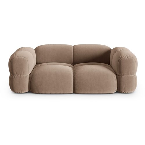 Cosmopolitan Design Smeđa baršunasti sofa 210 cm Loretto – Cijene