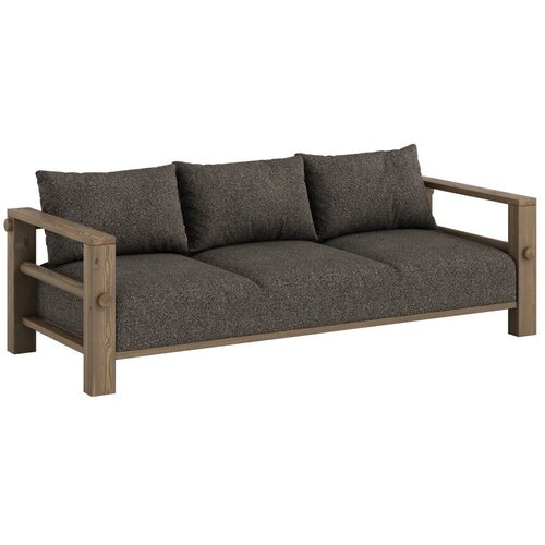 Karup Temno siva sedežna garnitura 225 cm Bare &ndash; Cene