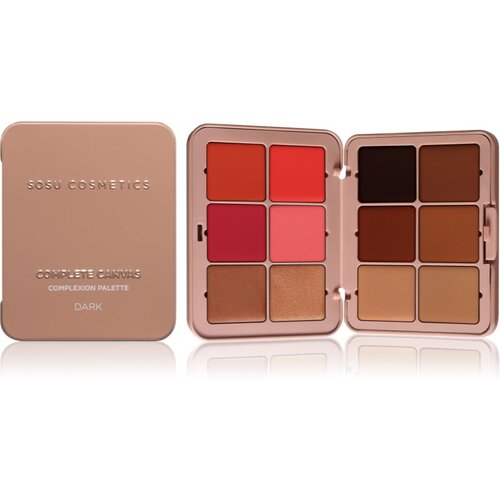 SOSU Cosmetics Complete Canvas Complexion Palette multifunkcionalna paleta za lice nijansa 26.4 g Cijene