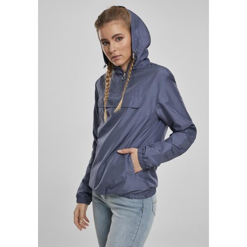 Urban Classics Ladies Basic Pull Over Jacket Vintageblue Slike