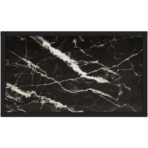 VidaXL konzolni stol crni 60 x 35 x 75 cm od kaljenog stakla Slike