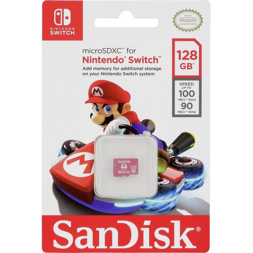 San Disk MicroSDXC UHS-I 128GB Nintendo Switch Slike
