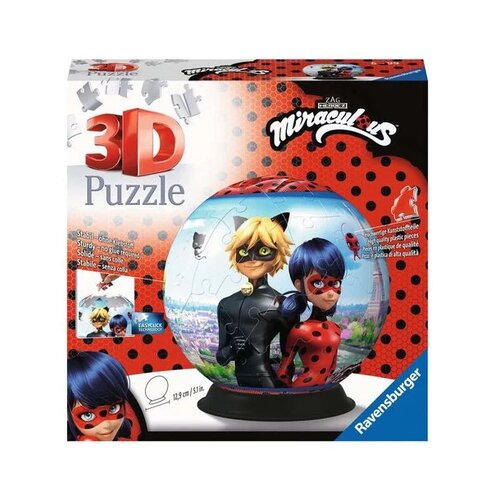 Ravensburger Puzzle - 3D Puzzle - Puzzle Ball Miraculous, 72 delov Cene