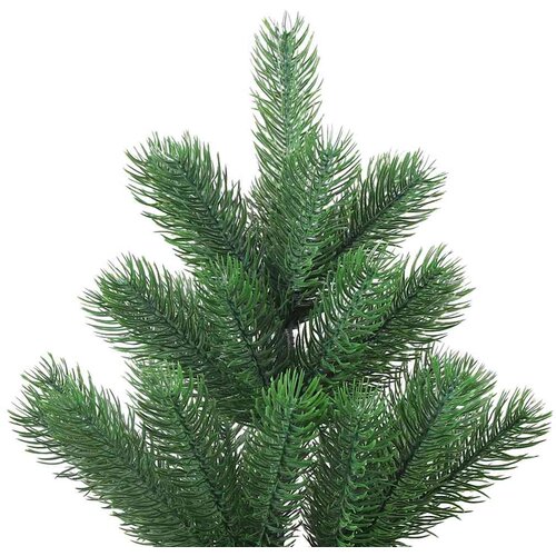  Umjetno drvce kavka&amp;scaron;ka jela LED s kuglicama zeleno 210 cm Slike