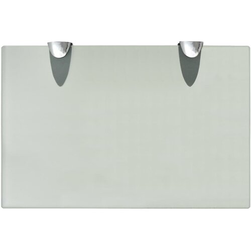  Zidne police 2 kom staklene 30 x 20 cm 8 mm Slike