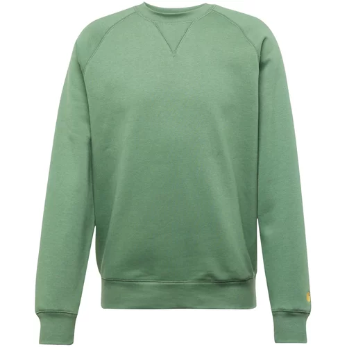 Carhartt WIP Sweater majica 'Chase' žuta / tamno zelena