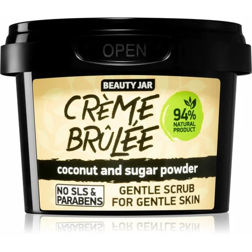 Beauty Jar Crème Brûlée nežni piling za obraz 120 g