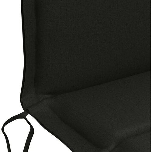  Jastučić za nisku stolicu GEMERT 4 kom. 100% poliester Crna - Crna (melange) 110 x 50 x 3 cm 4 Slike