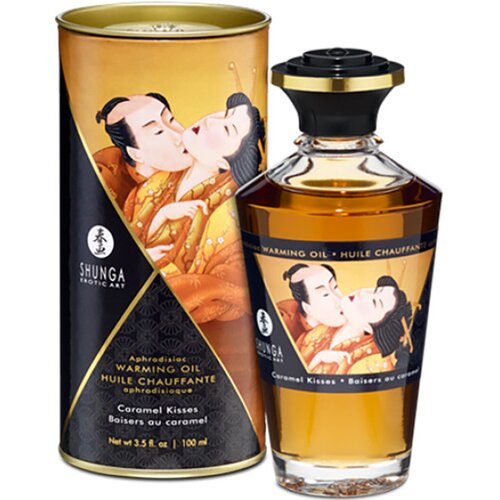 Shunga Masažno olje Warming Caramel Kisses 100ml Cene