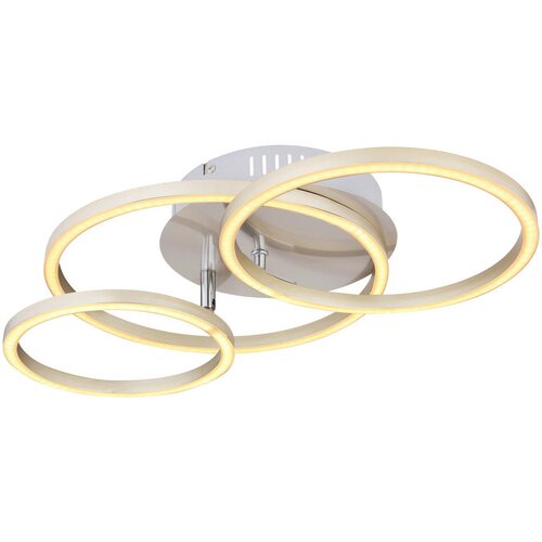 Globo Stropna LED svetilka Kendy (30 W, d 50 x &amp;scaron; 30 x v 9,5 cm, bele barve) Slike