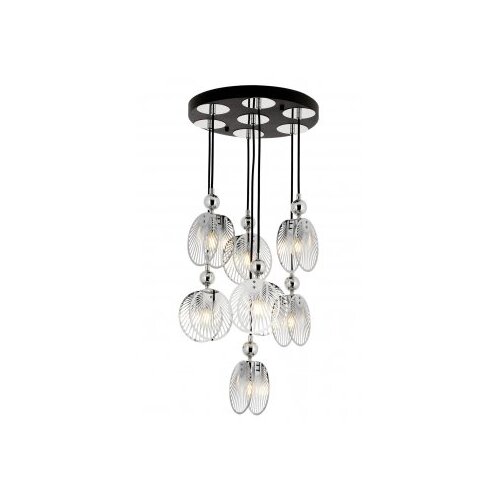 Opviq Luster Av-4317-7Kt, 95 cm, Crno-srebrna boja Cene