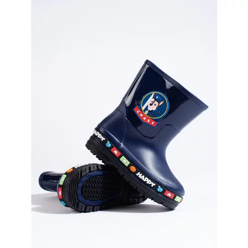 SHELOVET Children's rain boots navy blue
