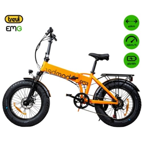 Trevi zložljivo električno kolo Emg Bomber, oranžna Cene