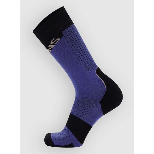 Mons Royale Pro Lite Merino Snow Funkcijske nogavice cinder / blue dusk / black Slike