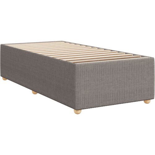 vidaXL Posteljni okvir taupe 100x200 cm blago, (21292350) Cene