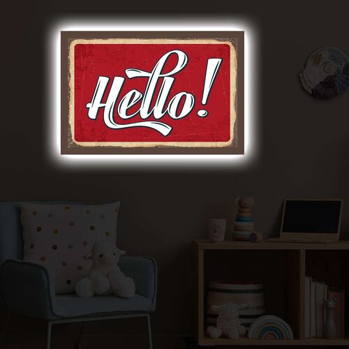 Wallity Zidna slika sa LED osvetljenjem 4570POPARTDACT-007, 45x70 cm Cijene