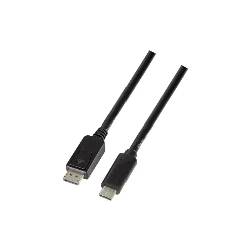 Logilink USB / DisplayPort Priključni kabel [1x Muški konektor USB 2.0 tipa C - 1x Muški konektor DisplayPort] 1.8 m Crna