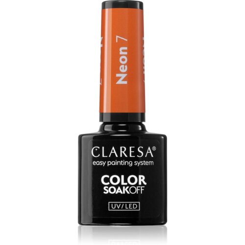 Claresa SoakOff UV/LED Color Neon gel lak za nohte odtenek 7 5 g Cene