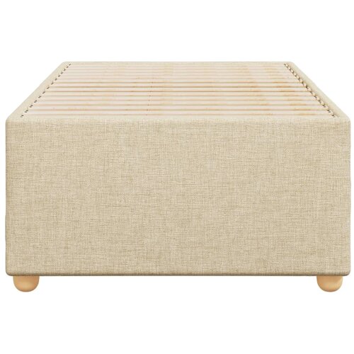  Okvir za krevet bez madraca krem 90x190cm od tkanine Slike