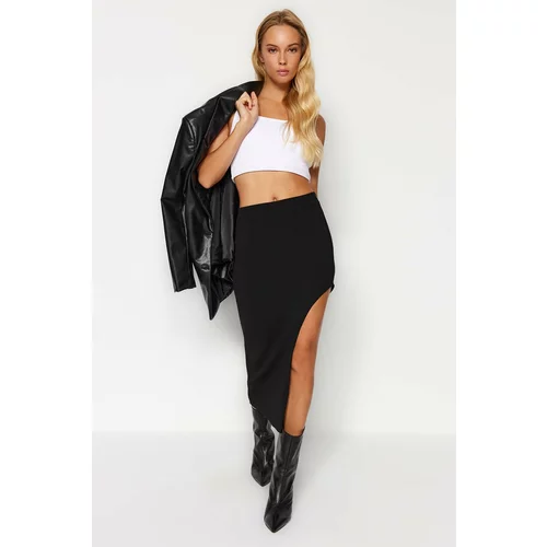 Trendyol Skirt - Black - Midi