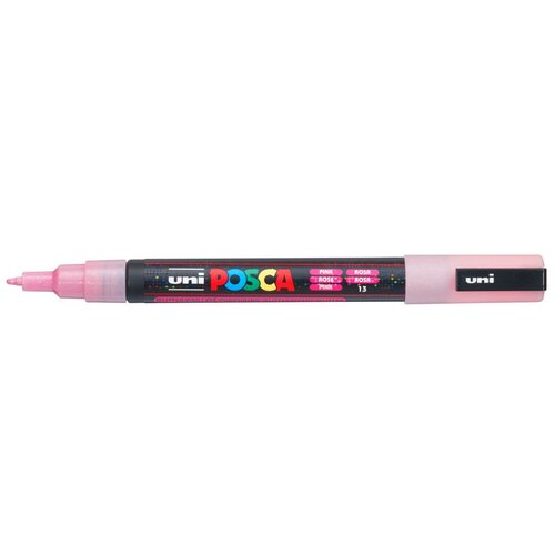POSCA Uni flomaster; konica 0,9-1,3 mm; pink z bleščicami, (22005570) Cene