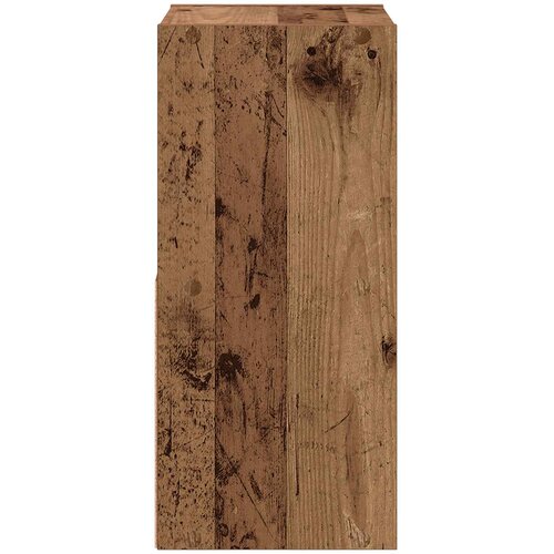  Noćni ormarić s ladicama 2 pcs Staro drvo 30,5 x 27 x 59,5 cm Slike