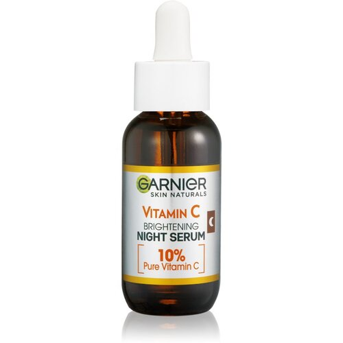 Garnier Skin Naturals Vitamin C Brightening Night Serum osvetljevalni nočni serum za obraz 30 ml za ženske Slike