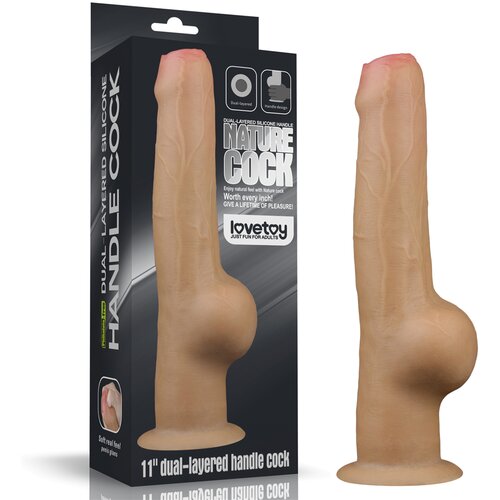 Lovetoy Dual Layered Handle Cock 11" Flesh Cijene