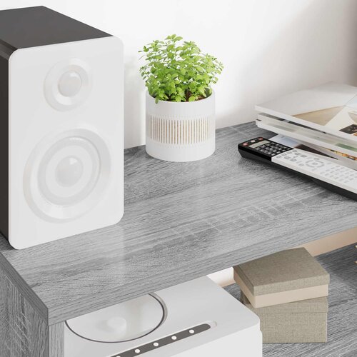  ormar Siva Sonoma 80 x 30 x 40 cm Konstruirano drvo Slike