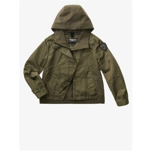 Blauer Jakne 26SBLDC01219 Zelena Slike