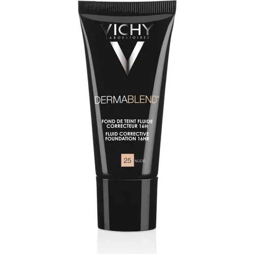 Vichy Dermablend korektivni tekoči puder z UV faktorjem odtenek 25 Nude 30 ml