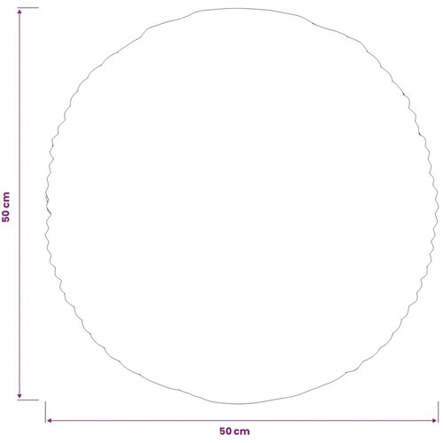  Presvlaka za jastuk 6 pcs HEERLEN Plava Ø 50 cm Kord - Plava Ø 50 cm 6 Cene