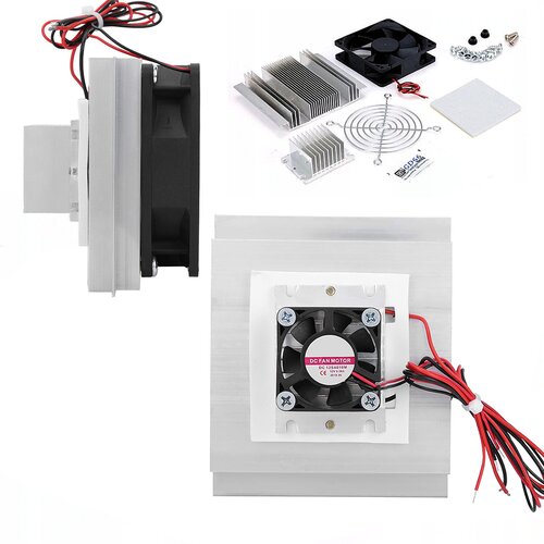 Rosfix SET HLADILNI SISTEM ZA PELTIER 12715 &ndash; VENTILATOR 80X80 MM, RADIATORJI, 12V, 0.18A | ZA TEC1-12706, (5000089377) Cene