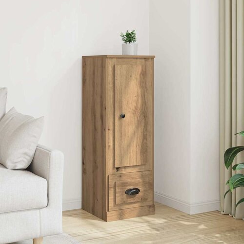  Visoka komoda boja hrasta 36x35,5x103,5 cm konstruiranog drva Cene