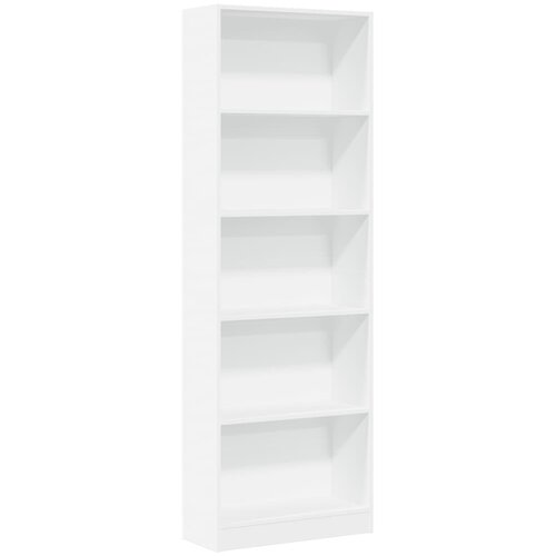 Maison Chic Knjižna omara - Knjižni regal bela 60x24x176 cm inženirski les, (21725162) Slike