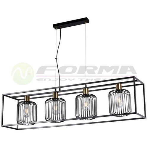  viseća lampa F7044-4V bk+sg Slike