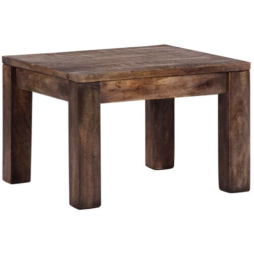 Maison Chic Klubska mizica - kavna mizica - Nizka mizica 50x50x35 cm trden mangov les, (21753641) Slike