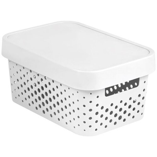 Curver Zaboj za shranjevanje Infinity (4,5 l, 27 x 19 x 12 cm, bela barva) Slike