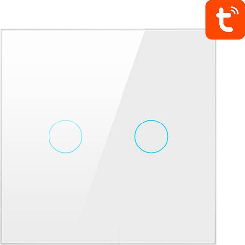 Avatto zigbee ZTS02-EU-W2 dvojno stikalo na dotik tuya (belo), (20771445) Slike
