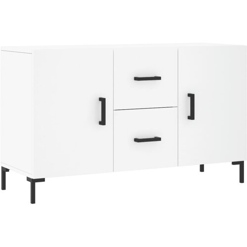 Maison Chic Komoda - Predalnik bela 100x36x60 cm inženirski les, (21716220) Cene
