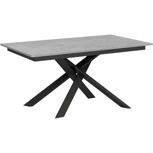 Itamoby   Ganty (90x160/220 cm) - siva, barva nog: antracit - raztegljiva jedilna miza, (20842300)