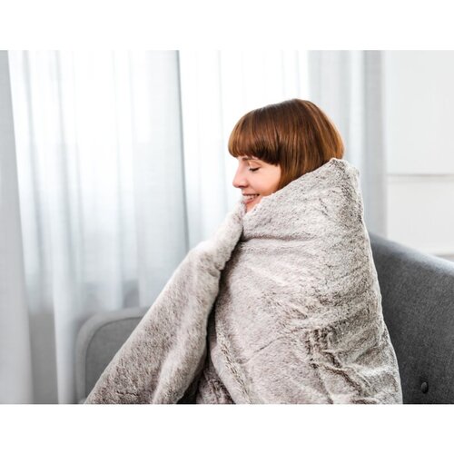 Beurer HD 150 Nordic Cosy Taupe grelna odeja Slike